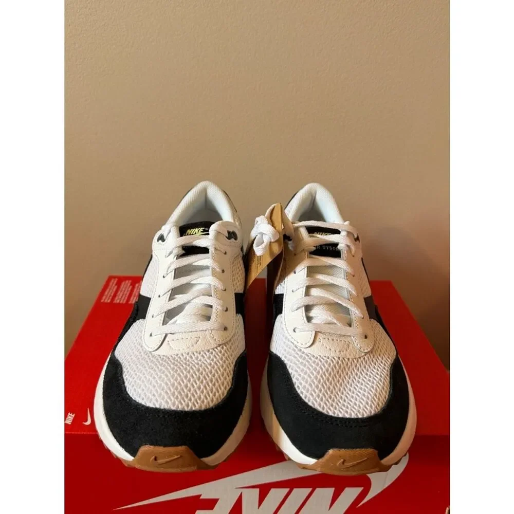 Nike Air Max System GS White Vintage Green DQ0284-115 Size 6.5Y